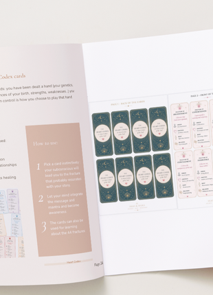 Livre et cartes Heart Codex