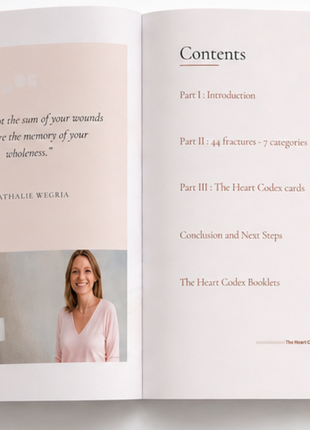 Livre et cartes Heart Codex