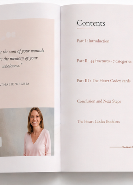 Heart Codex book and cards