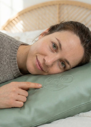 "Safe Rest " Silk Pillowcase with Sigil