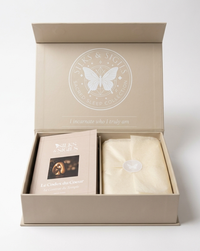 "ROOTED & CALM" silk pillowcase & sigil ritual