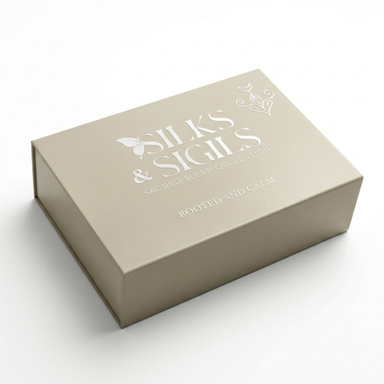 "ROOTED & CALM" silk pillowcase & sigil ritual