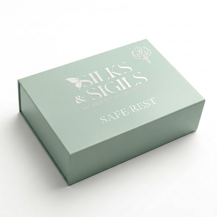 "SAFE REST" silk pillowcase & sigil ritual