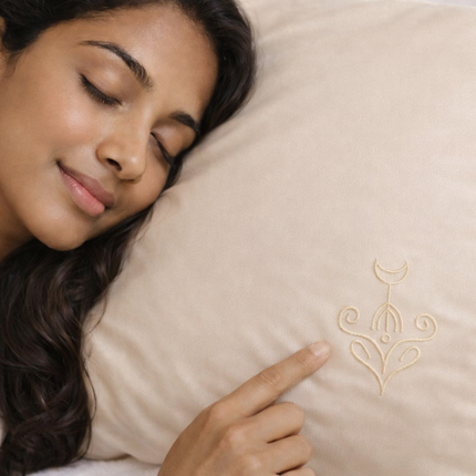 "ROOTED & CALM" silk pillowcase & sigil ritual